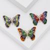 Fashion Personalized Oil Drop Butterfly Brooch, High-End Clothing Corsage Anti-Light
