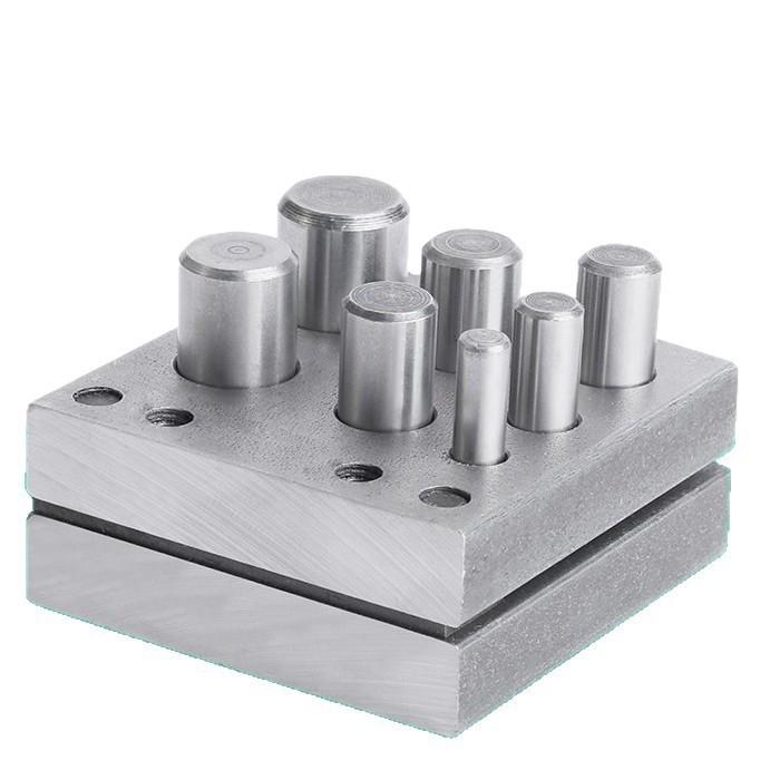 Manual Stamping Die for Jewelry DIY: Round & Irregular Shape Punch Tool for Gold & Silver Discs