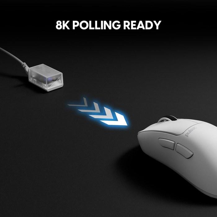 Pulsar Gaming Gears CrazyLight Wireless Gaming Mouse, 44g, 1ms, 32000 DPI, Optical Switch, XS-1 Sensor (Xlite CrazyLight, Medium, Uyuni