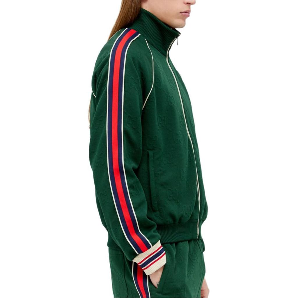 Gucci Спортивная куртка на молнии с жаккардовым узором GG 662270-XJDE9-3754