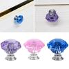 10Pcs 30mm K9 Crystal Glass Zinc Alloy Pull Handle Knobs for Door Cabinet Drawer