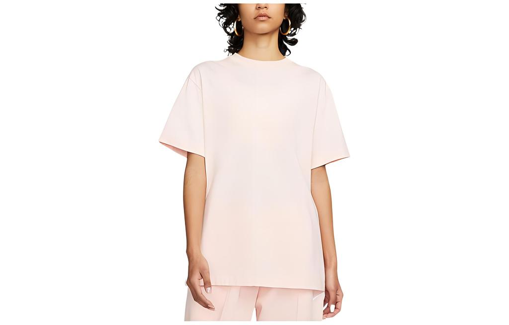 Nike Sportswear Essentials Drop Shoulder Sleeve T Shirt Women's Pink DN5698-610