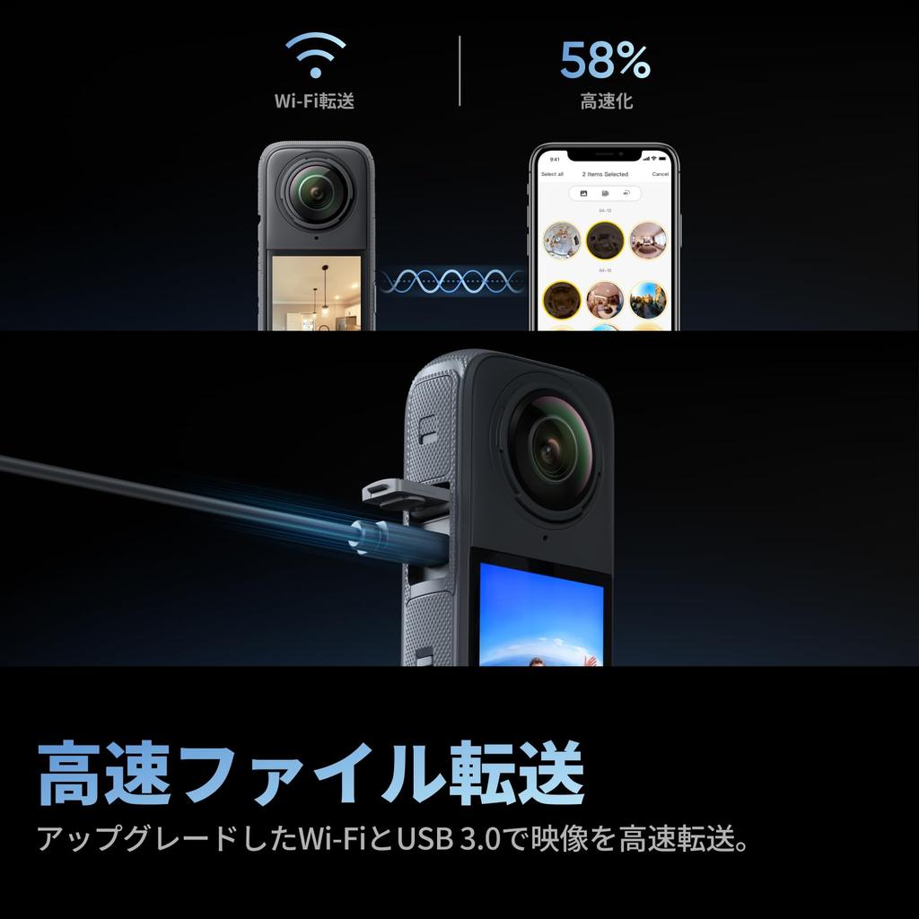 Insta360 X4 Construction Kit camera for construction featuring 8K30fps HDR 72MP and 11K Compatible with and - 360-degree sites, 360-degree video,