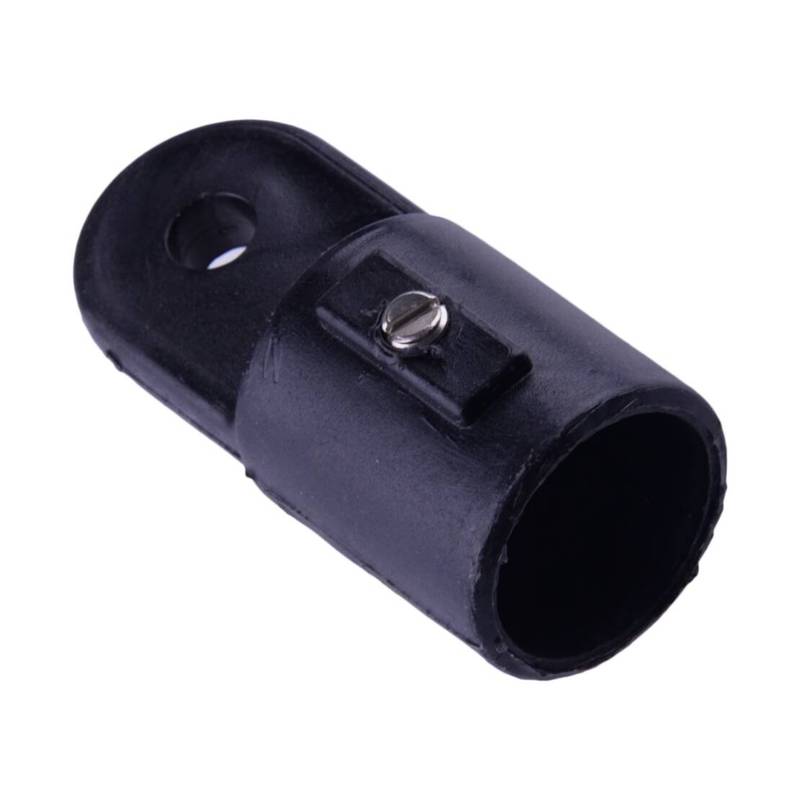 Black Nylon Marine Boat Nylon Eye End Jaw Slide Deck Hinge Fittings Set Fit For 1" 3 Bow Bimini Top