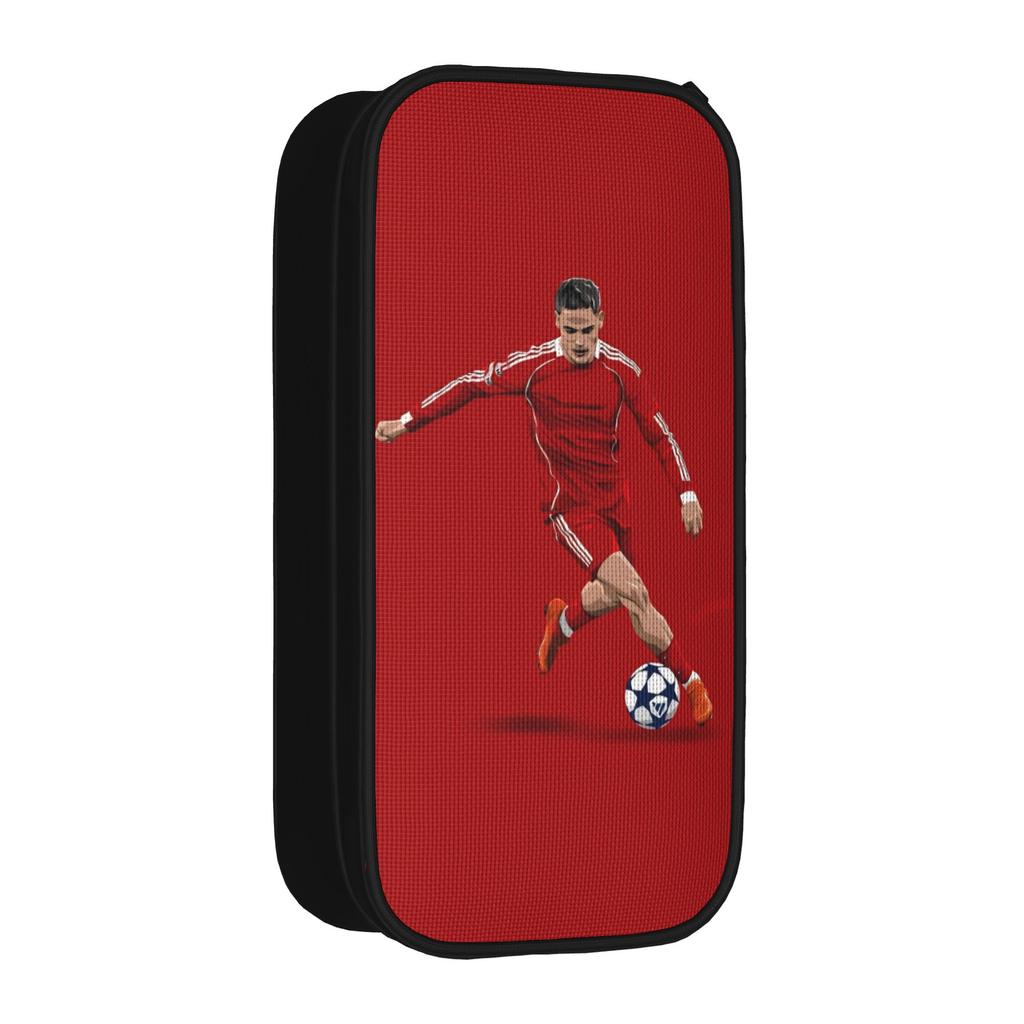Florian Wirtz Number 7 Pencil Cases Cute Football Soccer Pen Bags Girl Boy Big Capacity Students School Cosmetic Pencil Box