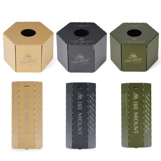 Защитный чехол для бензобака на открытом воздухе, прочный металлический, легкий, для кемпинга, пикника, барбекю, приготовления пищи, топливный баллон, защитный чехол для канистры бензобака