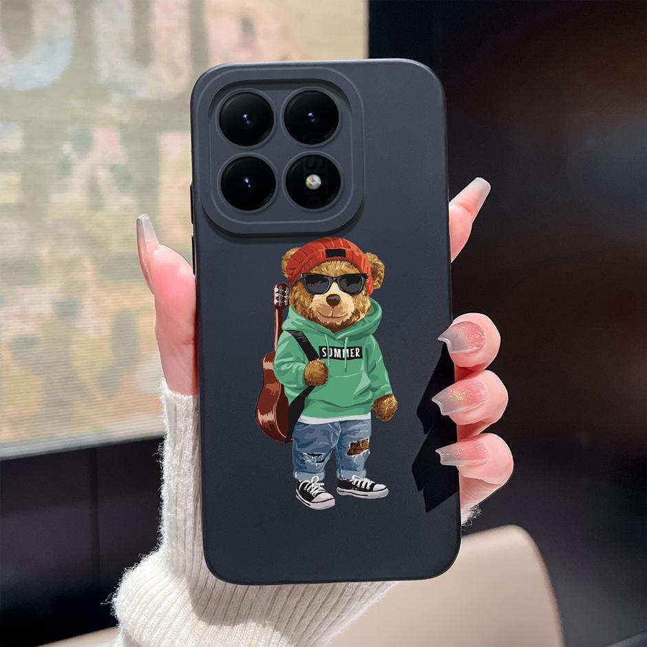 Phone Case For Xiaomi 15T Pro 5G Cute Dinosaur Pattern Shockproof Soft Silicone Protective Bumper Cover For Xiaomi15T Pro Fundas