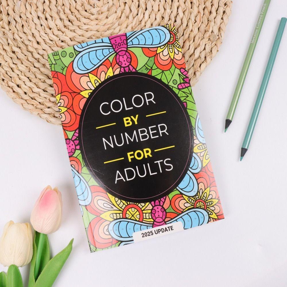 190 Pages Coloring Book Anxiety Therapy Drawing Painting Book Men Women Teens