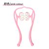 6 Rollers Manual Neck Massager Shoulder Cervical Spine Kneading Massage Point Pressure Therapy for Body Relaxation Pain Relief Health Massage Tool