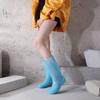Fashion High Drum Rain Boots Women's Fashion Anti Slip Wear-resistant Waterproof  PVC Water Shoes Adults Transparent Rain Shoes Botas