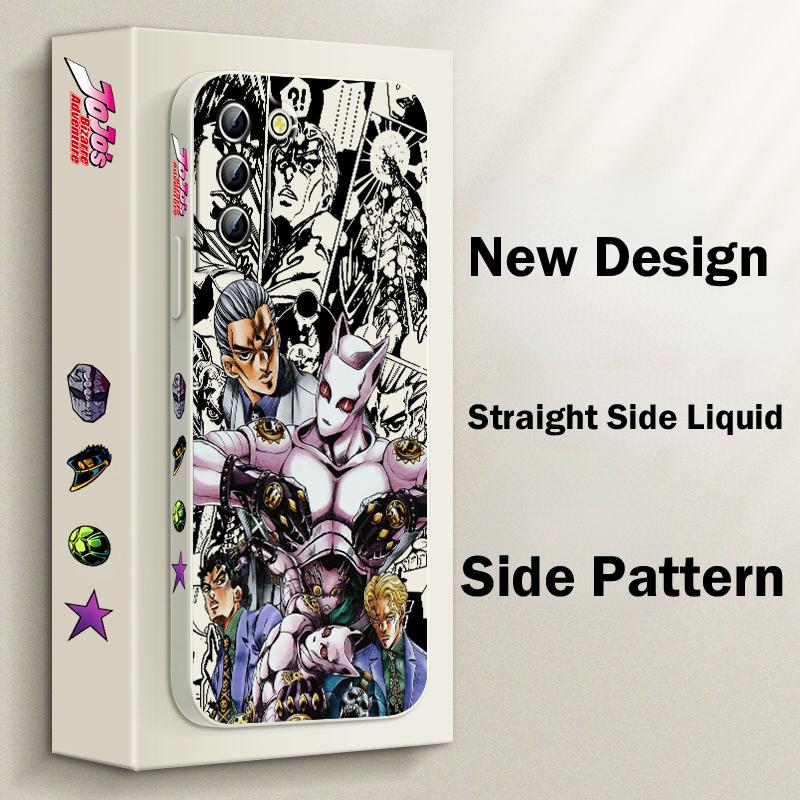 Чехол для телефона Anime JOJO Villain Diavolo Dio для Samsung Galaxy S23 S22 S21 S20 Pro FE Note 20 Plus Ultra Liquid с левой веревкой