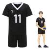 Haikyuu Jersey Inarizaki High School Косплей Костюм Миядзи Миясуке Кита Синсуке Косплей Одежда Униформа 2 Верх и низ Комплект с коротким рукавом для взрослых