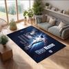 Jude Bellingham Printed Crystal Velvet Rug Non‑Slip Crystal Velvet Carpet For Sofa Bedroom Indoor Home Decoration