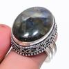 Labradorite Gemstone 925 Sterling Silver Jewelry Ring Size 8