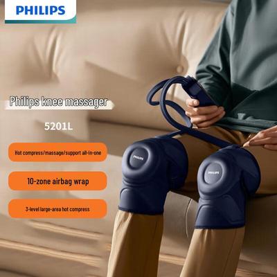 Массажер для коленей Philips с подогревом и компрессией воздухом, китайская вилка (адаптер в комплекте)