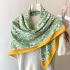 Fashionable Scarf for Woman 90*90cm Square Large Sun Protective Scarf Summer Travel Sun Protective Scarf