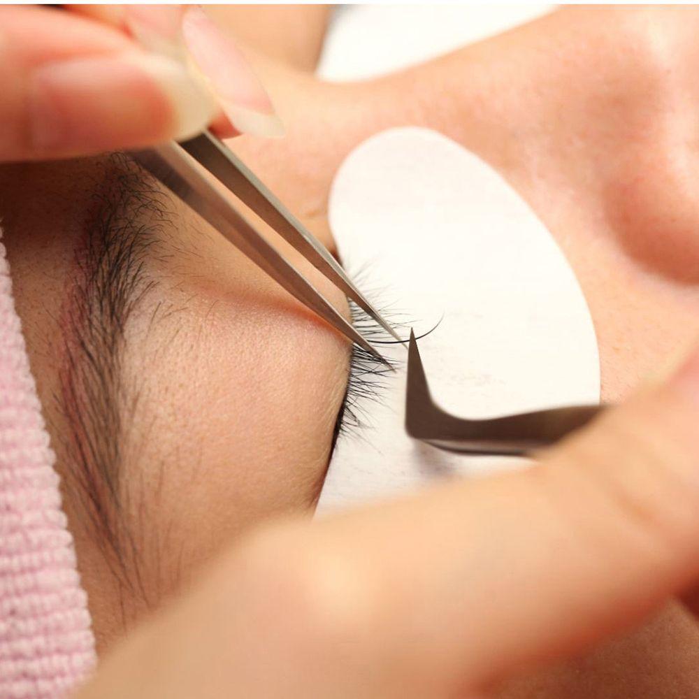 New Fashion Professional Beauty 3D 6D Volume Curved Stainless Steel False Eyelash Tweezer