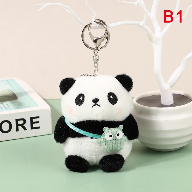 Kawaii плюшевая игрушка панда брелок милый плюшевый брелок в виде животного рюкзак кулон брелки игрушки подарок на день рождения для детей
