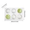 Easy Release Silicone Mooncake Molds Non-Stick Food-Grade Mooncake Baking Mold Reusable Heat-Resistant Festival Dessert Molds