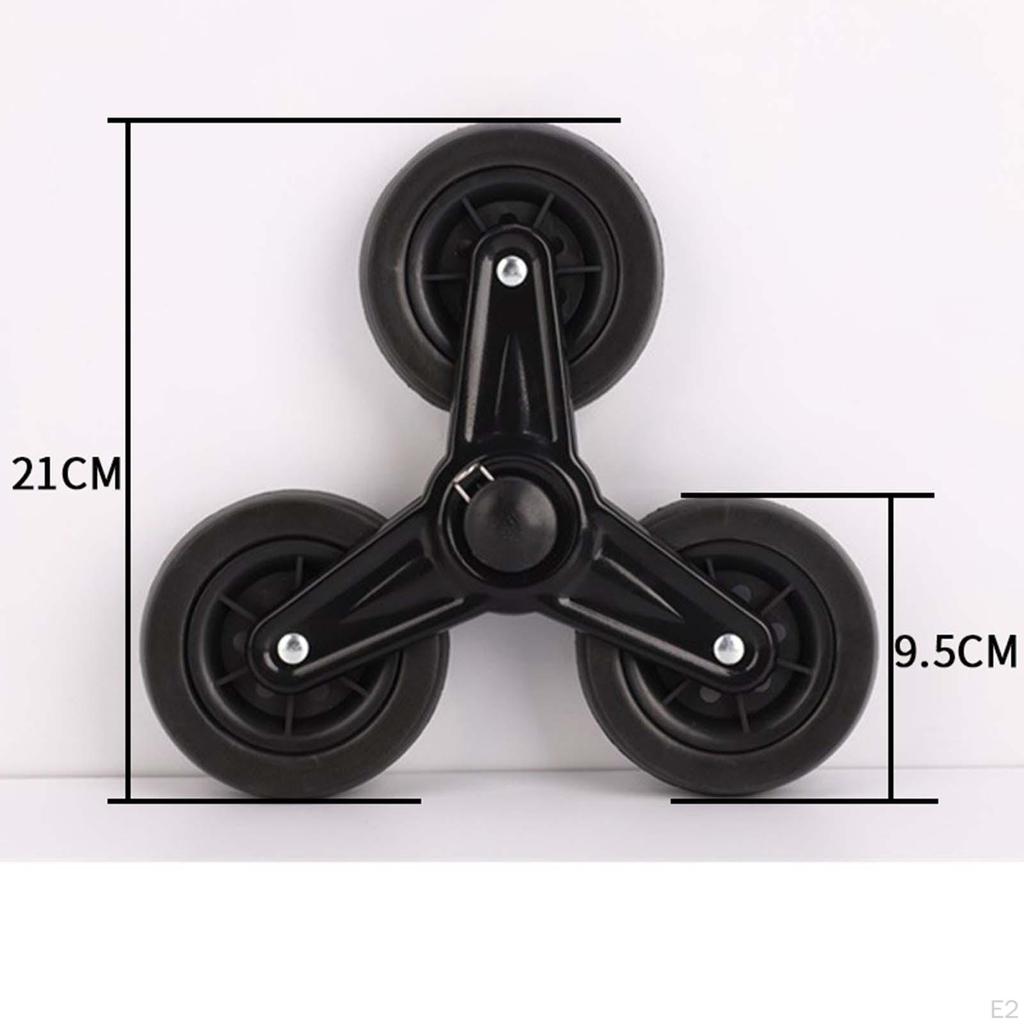 2x Складные Колеса для тележки для покупок Лестница Портативные Ремонтные Детали Легкие