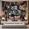 Custom Name Text Tapestry Sex Pistols Personalized Polyester Wall Tapestry For Bedroom And Room