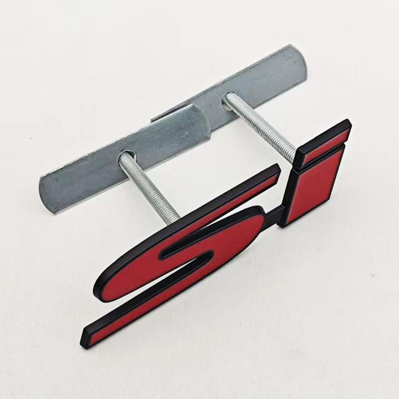 COV1 3D Metal Car Sticker Logo SI Rear Trunk Badge Front Grille Emblem Decals For Honda Civic Fit CRV Accord Autompbile Acessories