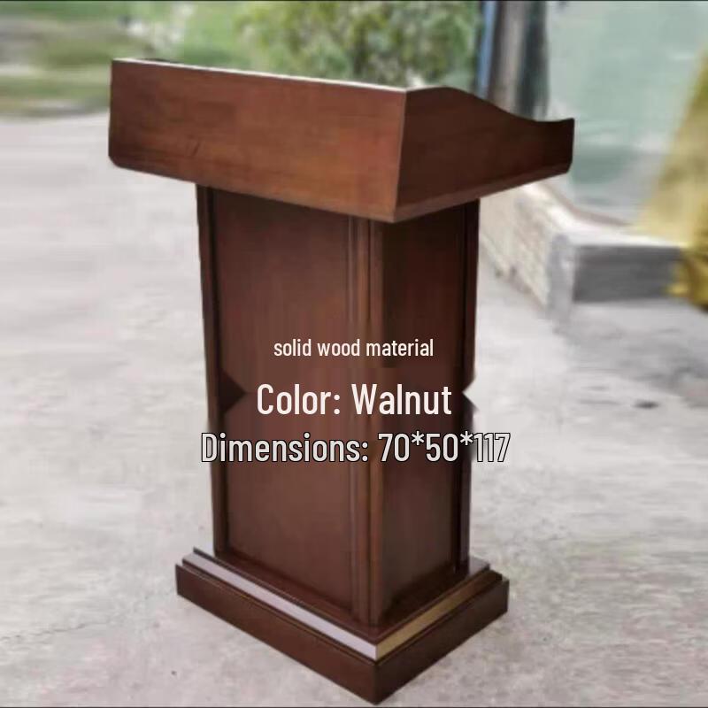 Jun Ding Ying F-Style Solid Wood Lectern