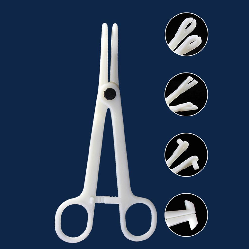 25 шт. Профессиональный одноразовый пирсинг плоскогубцы круглый открытый зажим для тела ухо губ пупок нос язык пирсинг щипцы инструмент