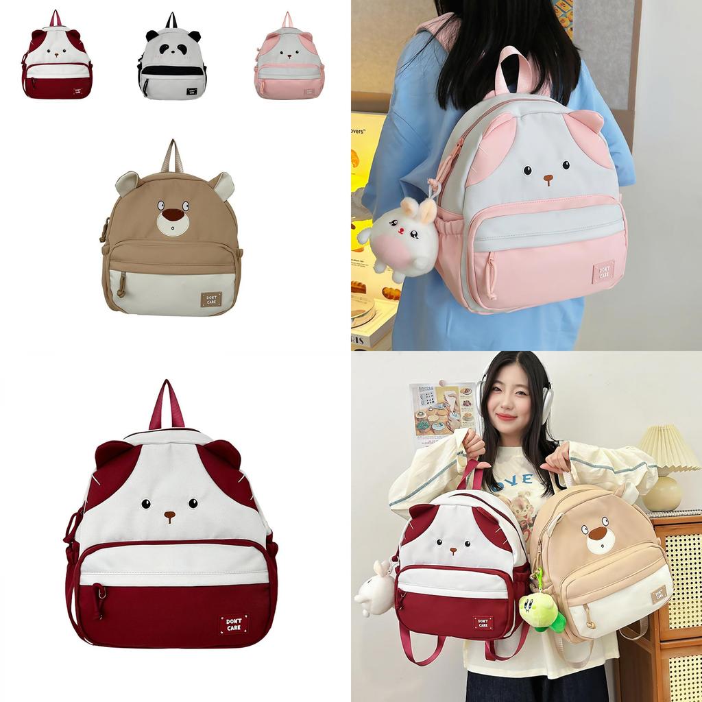 Adorable Japanese Cartoon Bear Backpack Large Capacity Cute Colorful Design For School