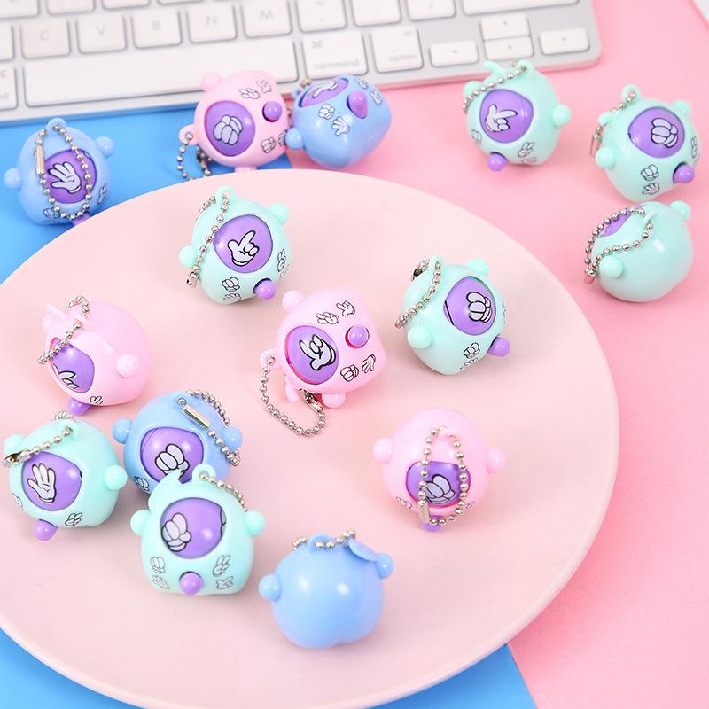 10/20 шт. Забавные яйца-угадайки Мини брелок Детские сувениры для вечеринки по случаю дня рождения Подарок для гостей Игра «Камень, ножницы, бумага» Наполнитель для пиньяты