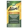Alive!® Up To 6 Strength, Complete Multivitamin for Adults with Iron, 90 Capsules