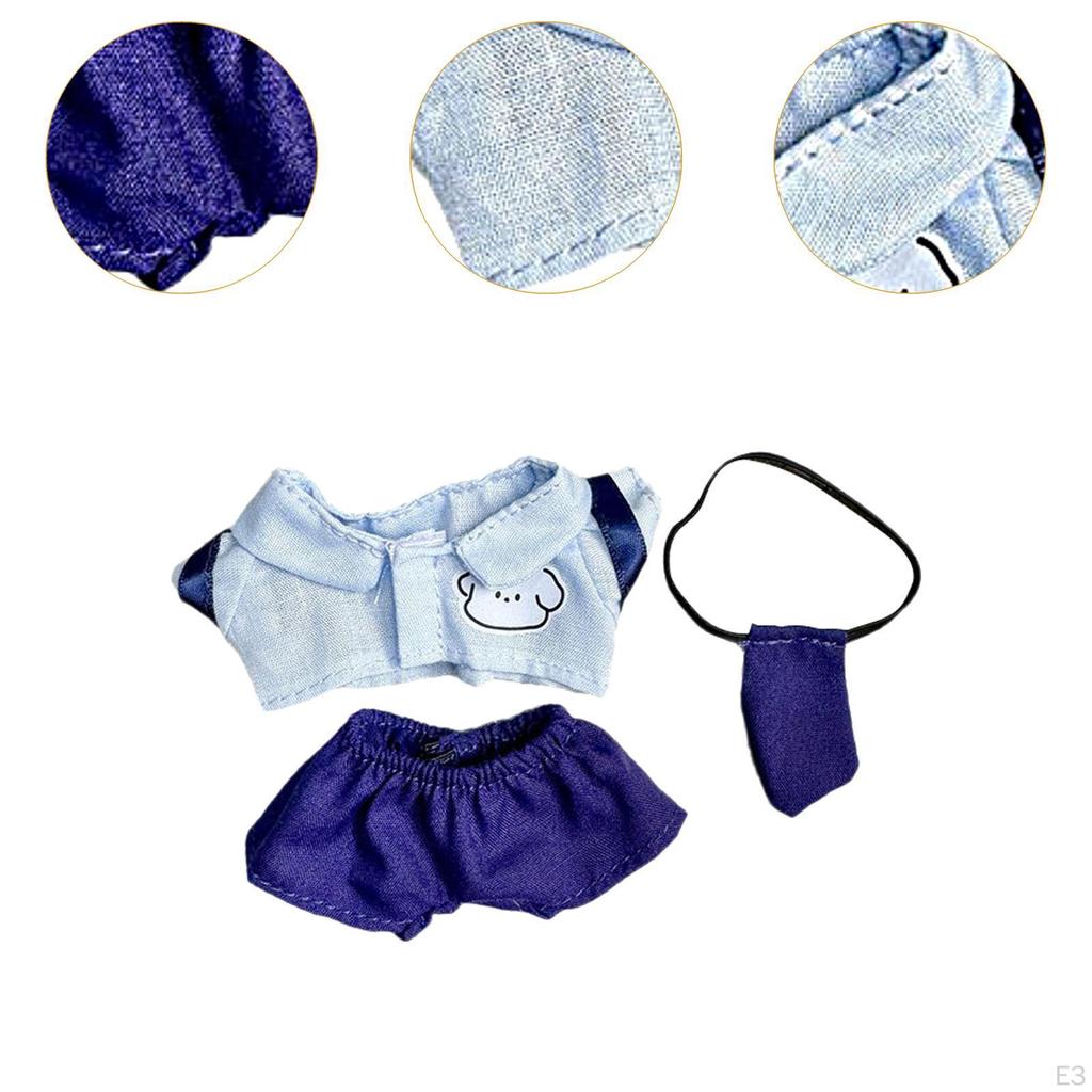 Набор одежды для куклы своими руками с галстуком для практической игры 17 см