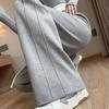 Весна и осень Новые свободные прямые брюки-бананы с высокой талией Повседневные широкие брюки женские