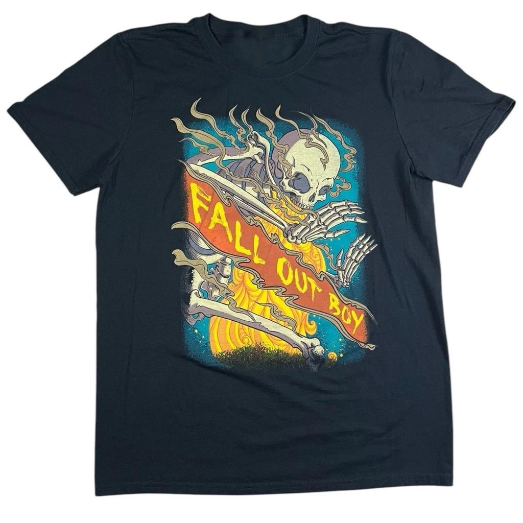 Hot New Fall Out Boy Band Summer Tour Black S to 5XL Shirt EM210