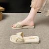 Pearl Slides Outside Flat Shoes Easy Wears Summer Sale Vip Top Designs Designer Luxury Pvc Women's Slippers and Ladies Sandals