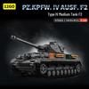 Tiger 97001 Тяжелый Танк Военная Модель Конструктор с Минифигурками