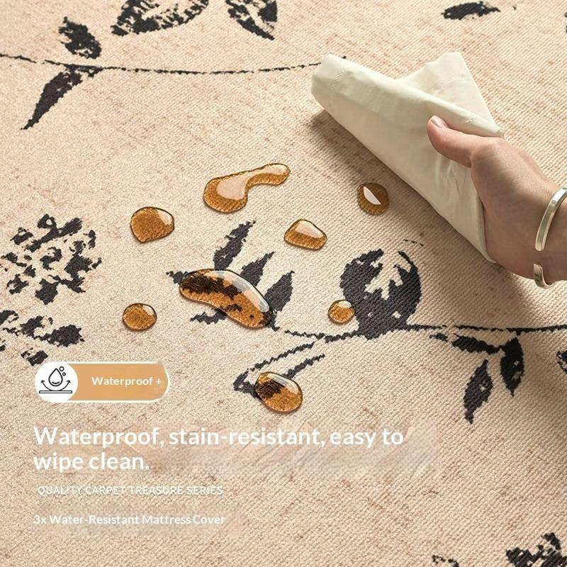 Круглый ковер Гостиная Высококлассный Французский Антикварный Стиль Спальня Прикроватный Плед Гардеробная Раздевалка Коврик для пола