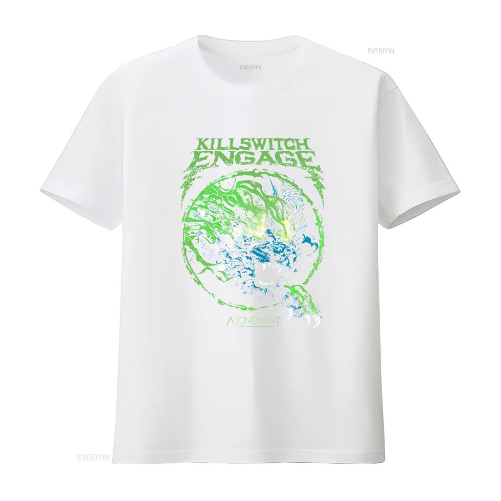 Killswitch Engage Atoneunisext Circle Album Art Metalcore Band T Shirt 95141077 Vintage Washed Graphic Soft Designer Clothes