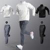 Men's Fashionable Quick-drying Long-sleeved T-shirt Sweatshirt Sports Shorts and Trousers Four-piece Set