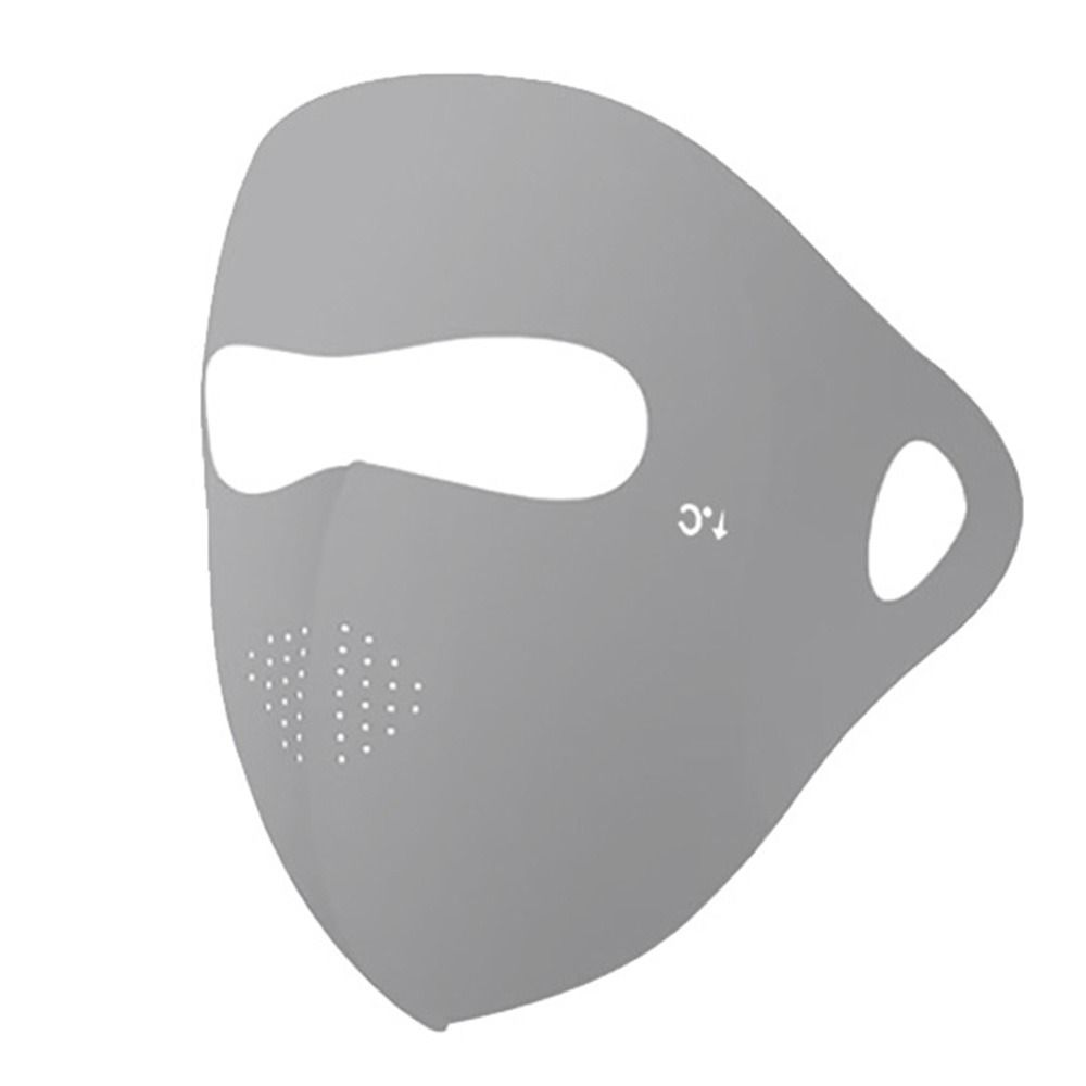Full-Face Ice Silk Face Cover Reusable Ice Silk Sunscreen Mask Fashion UV Face Mask  Hiking