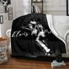 1pc Elvis Presley Soft Flannel All-Season Throw for Home, Office, Outdoor UseDurable Comfort  100575