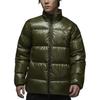 Logo Pattern Casual Comfortable Loose Warm Stand Collar Down Jacket Men Jackets Olive-Green Black FV7272222