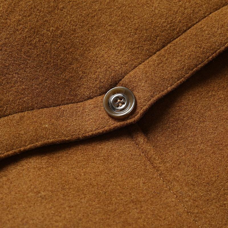 Тренч для мужчин Шерстяное пальто для мужчин Куртки для мужчин Модная куртка и пальто Мужские пальто Пальто с двойным воротником Защитная куртка от холода