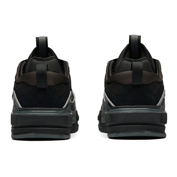Anta Aotu Bread Shoes Wear Resistant Non Slip Low Top Skate Shoes Men Sneakers Black 912238060-2