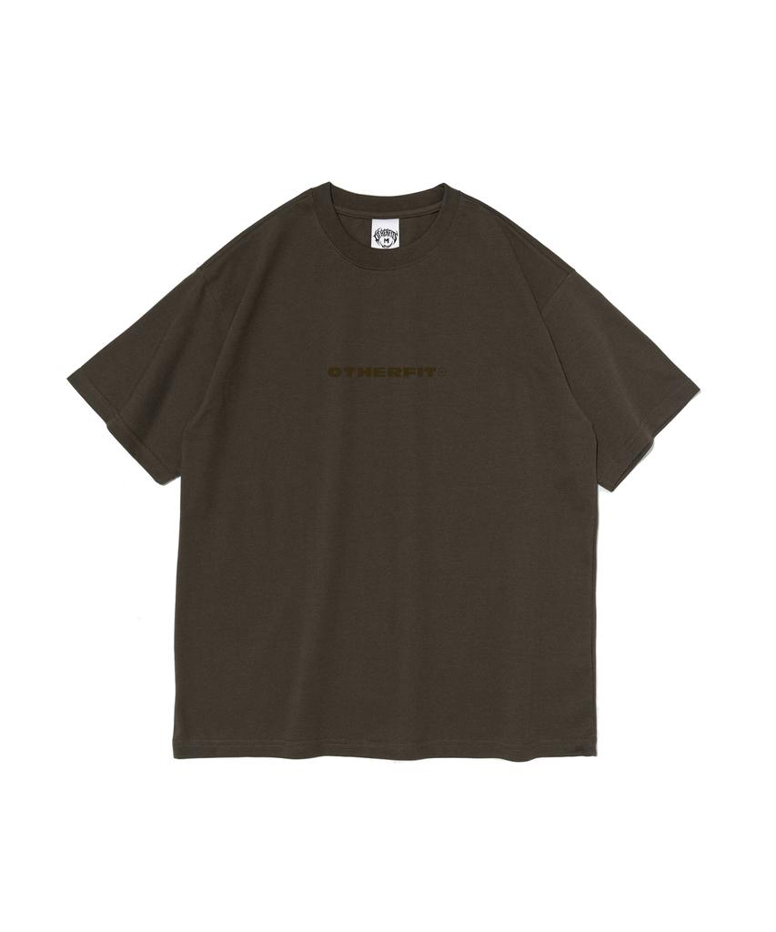 OTHERFITS Базовая футболка с коротким рукавом и логотипом (хаки)