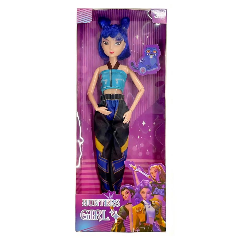 K-pop Игрушка Фигурка Охотники на демонов Derpys Тигр Руми Мира Зои Сасси с красочными огнями Тематическая песня для фанатов Рождественские подарки