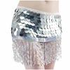 Women's High Waisted Sexy Sequined Half Skirt Waist Accessories Sequined Belly Dance Waist Scarf