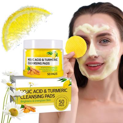 Очищающие подушечки для лица и тела, сжатые губки Kojic для лица, нежное очищающее средство для всех типов кожи 20 мл