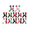 Advent Calendar Christmas Socks, Warm Gift Crew 24 Days Novelty