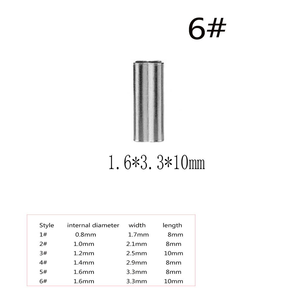 High Quality Connector Line Crimping Sleeves Fishing Wire Tube Double Copper Tube Stainless Steel